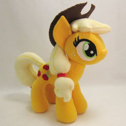 Size: 894x894 | Tagged: safe, artist:fabricninja, applejack, irl, photo, plushie