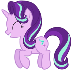 Size: 7100x7000 | Tagged: safe, artist:tardifice, starlight glimmer, pony, unicorn, equestria girls, mirror magic, spoiler:eqg specials, absurd resolution, cute, eyes closed, female, glimmerbetes, jumping, mare, simple background, solo, transparent background, vector