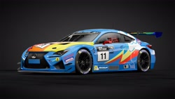 Size: 1920x1080 | Tagged: safe, artist:kenton929, derpibooru import, rainbow dash, 3d, car, gran turismo, gran turismo sport, lexus, lexus rc f, lexus rc f gt3, no pony, racecar