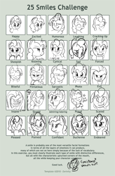 Size: 2220x3375 | Tagged: safe, artist:january3rd, derpy hooves, pinkie pie, earth pony, pegasus, pony, 25 expressions, :p, bedroom eyes, blushing, crossed hooves, cute, derp, eyes closed, female, floppy ears, glare, grin, injured, laughing, lip bite, looking at you, mare, meme, open mouth, pinkamena diane pie, sad, scared, shy, smiling, smirk, tongue out, wide eyes, wink