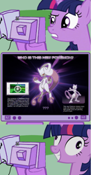 Size: 563x1078 | Tagged: safe, derpibooru import, twilight sparkle, derp, exploitable meme, mega evolution, mega mewtwo y, mewtwo, pokémon, pokémon x and y, tv meme