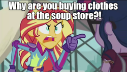 Size: 624x351 | Tagged: safe, edit, edited screencap, screencap, sci-twi, sunset shimmer, twilight sparkle, equestria girls, friendship games, angry, code geass, code ment, exploitable meme, image macro, meme, sunset yells at twilight