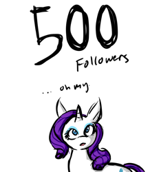 Size: 680x780 | Tagged: safe, artist:moonblizzard, rarity, pony, unicorn, ask, rarity answers, solo, tumblr