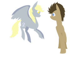 Size: 1038x770 | Tagged: safe, artist:necro1337, derpy hooves, doctor whooves, pegasus, pony, female, mare, simple background, transparent background, vector