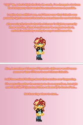 Size: 504x763 | Tagged: safe, artist:verve, sunset shimmer, equestria girls, ain't never had friends like us, ask, pixel art, solo, text, tumblr, worried