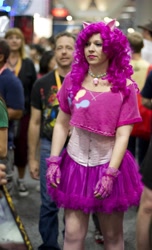 Size: 2940x4836 | Tagged: safe, artist:aktrez, pinkie pie, human, convention, cosplay, irl, irl human, photo, san diego comic con