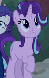 Size: 472x739 | Tagged: safe, screencap, rarity, starlight glimmer, pony, unicorn, shadow play, solo focus