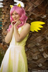 Size: 533x800 | Tagged: safe, artist:melfinacosplay, fluttershy, human, cosplay, irl, irl human, photo, solo, sukoshicon destin