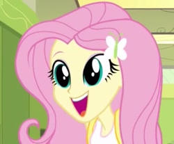 Size: 849x702 | Tagged: safe, fluttershy, equestria girls, :d, cute, happy, happyshy, shyabetes, smiling, solo