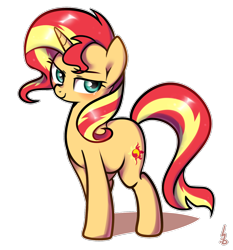 Size: 1400x1500 | Tagged: safe, artist:haden-2375, sunset shimmer, pony, unicorn, equestria girls, simple background, solo, transparent background