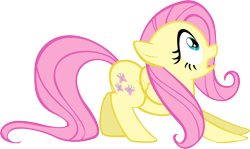 Size: 13004x7763 | Tagged: safe, artist:silverpelt24, fluttershy, pegasus, pony, absurd resolution, simple background, solo, transparent background, vector