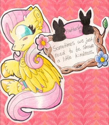 Size: 600x686 | Tagged: safe, artist:codtier, fluttershy, pegasus, pony, female, fluffy, mare, solo