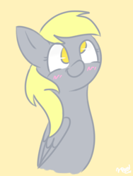 Size: 768x1024 | Tagged: safe, artist:leetle-pink-fudge, derpy hooves, pegasus, pony, female, mare, solo