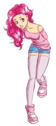 Size: 449x1000 | Tagged: safe, artist:arucardpl, pinkie pie, human, humanized, solo