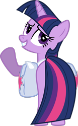 Size: 6000x9692 | Tagged: safe, artist:yetioner, derpibooru import, twilight sparkle, .svg available, absurd resolution, saddle bag, simple background, transparent background, vector