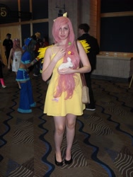 Size: 2736x3648 | Tagged: safe, artist:chibibluishi, fluttershy, human, cosplay, irl, irl human, metrocon, photo