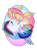 Size: 1400x1900 | Tagged: safe, artist:eternalsubscriber, derpibooru import, fluttershy, rainbow dash, pegasus, pony, cute, duo, eye contact, female, flying, looking at each other, mare, multicolored hair, simple background, smiling, spread wings, transparent background, wings, yin and yang