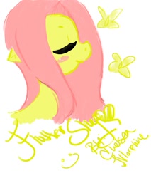 Size: 797x936 | Tagged: safe, artist:jviorphine, fluttershy, pegasus, pony, female, mare, pink mane, solo, yellow coat