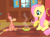 Size: 655x480 | Tagged: safe, screencap, fluttershy, philomena, pegasus, pony, a bird in the hoof, animated, cute, shyabetes, soup