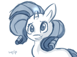 Size: 1024x768 | Tagged: safe, artist:moonblizzard, rarity, pony, unicorn, ask, rarity answers, solo, tumblr