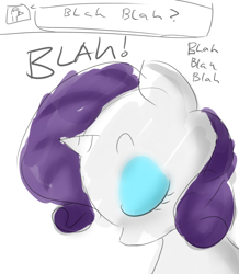 Size: 680x780 | Tagged: safe, artist:moonblizzard, rarity, pony, unicorn, ask, rarity answers, solo, tumblr