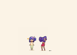 Size: 543x388 | Tagged: safe, artist:doxy, derpibooru import, rarity, twilight sparkle, humanized, pixel art