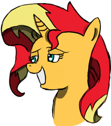 Size: 318x362 | Tagged: safe, artist:somedrawer, sunset shimmer, pony, simple background, solo, transparent background