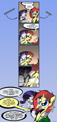 Size: 612x1305 | Tagged: safe, artist:labba94, rarity, oc, breezie, pony, unicorn, apology, comic, friendship, midnight eclipse, nasty, ponified, ponysona