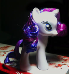 Size: 1438x1536 | Tagged: safe, artist:narxinba222, rarity, pony, unicorn, brushable, custom, toy