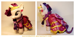 Size: 2020x1001 | Tagged: safe, artist:narxinba222, rarity, pony, unicorn, brushable, custom, toy