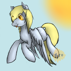 Size: 3500x3500 | Tagged: safe, artist:burningmyelectronics, derpy hooves, pegasus, pony, female, mare, solo