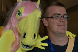 Size: 1280x853 | Tagged: safe, fluttershy, human, cosplay, hoers mask, imminent rape, irl, irl human, photo, waifuwaifuflutterass, wat