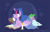 Size: 1200x756 | Tagged: safe, artist:egophiliac, derpibooru import, spike, twilight sparkle, twilight sparkle (alicorn), alicorn, dragon, pony, blanket, book, candle, coffee, cup, drink, female, mare, reading, sleeping, tongue out