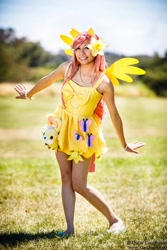 Size: 640x960 | Tagged: safe, artist:cherryteagirl, fluttershy, human, cosplay, irl, irl human, photo, solo