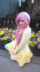 Size: 600x1069 | Tagged: safe, artist:rearmedic, fluttershy, human, cosplay, irl, irl human, photo, solo