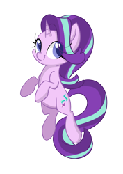 Size: 2480x3507 | Tagged: safe, artist:meowmavi, starlight glimmer, pony, unicorn, cute, female, glimmerbetes, mare, rearing, simple background, smiling, solo, transparent background