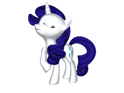 Size: 768x576 | Tagged: safe, rarity, pony, unicorn, 3d, fabulous, female, mare, pony creator 3d, ponylumen, solo