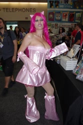 Size: 3264x4928 | Tagged: safe, pinkie pie, human, cleavage, cosplay, female, irl, irl human, photo