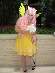 Size: 487x650 | Tagged: safe, fluttershy, human, cosplay, irl, irl human, photo, solo