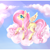 Size: 1024x1024 | Tagged: safe, artist:r0tii, fluttershy, butterfly, pegasus, pony, cloud, cloudy, solo