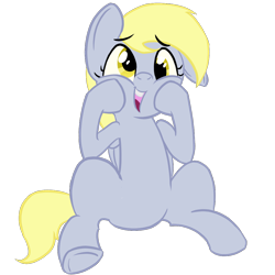 Size: 1000x1000 | Tagged: safe, artist:january3rd, derpy hooves, pegasus, pony, dashface, female, mare, simple background, solo, squee, transparent background