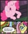 Size: 397x473 | Tagged: safe, edit, idw, screencap, fluttershy, pinkie pie, earth pony, pegasus, pony, mmmystery on the friendship express, behaving like a dog, blue coat, blue eyes, dialogue, ear scratch, exploitable meme, female, looking up, mare, meme, multicolored tail, nature is so fascinating, pink coat, pink mane, puppy pie, smiling, speech bubble, wings, yellow coat