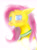 Size: 2200x3000 | Tagged: safe, artist:goina, fluttershy, pegasus, pony, female, mare, pink mane, solo, yellow coat