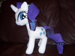 Size: 900x678 | Tagged: safe, artist:pinkamoone, rarity, irl, photo, plushie