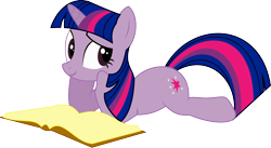 Size: 2580x1413 | Tagged: safe, artist:leopurofriki, derpibooru import, twilight sparkle, book, simple background, transparent background