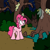 Size: 3000x3000 | Tagged: safe, artist:s8ansglory, pinkie pie, earth pony, pony, forest, solo, swamp, wat