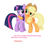 Size: 594x525 | Tagged: safe, applejack, twilight sparkle, earth pony, pony, female, hug, lesbian, shakespeare, twijack