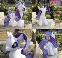 Size: 6893x6497 | Tagged: safe, artist:sewberrygarden, rarity, absurd resolution, irl, photo, plushie, solo