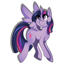 Size: 2600x2300 | Tagged: safe, artist:shlebby, derpibooru import, twilight sparkle, twilight sparkle (alicorn), alicorn, pony, female, mare, solo