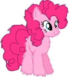 Size: 374x410 | Tagged: safe, artist:magicianpinkiepegasus, pinkie pie, earth pony, pony, fluffy, solo, tumblr